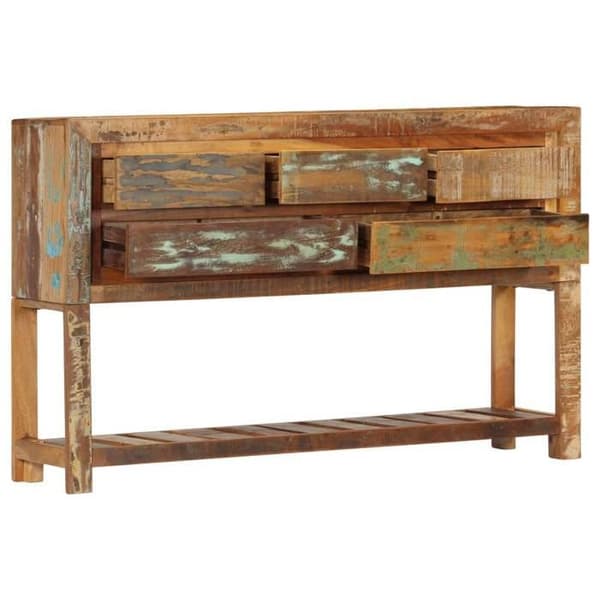 vidaXL Buffé 120x30x75 cm Återvunnet trä 247478