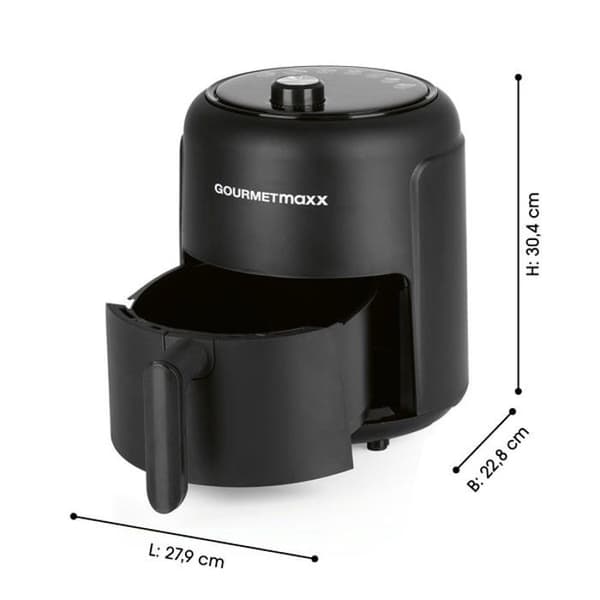 Luftfritös - GOURMETmaxx - 2,3L - 1000W - 8 i 1