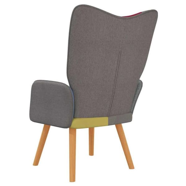 vidaXL Relaxstol Patchwork Tyg 328183