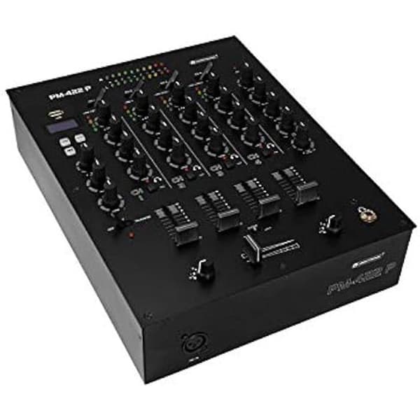 DJ-mixer Club - OMNITRONIC - PM-422P - 4 kanaler - Bluetooth - 3-bands equalizer