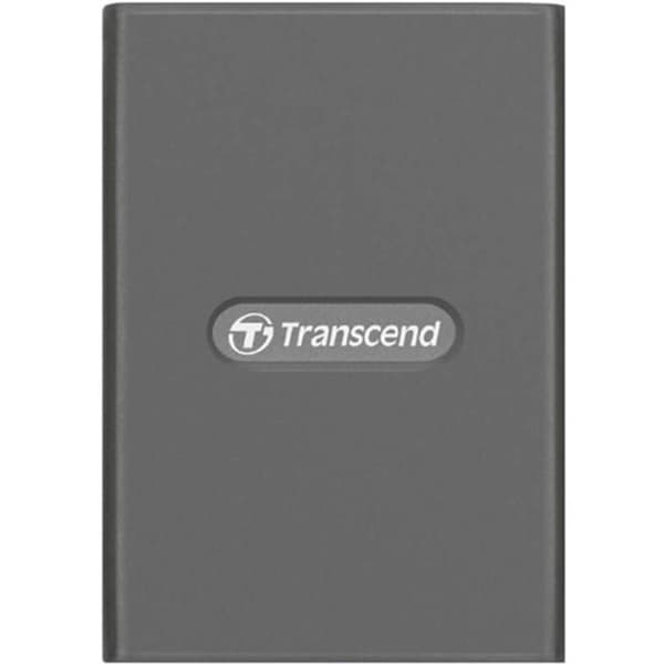 Transcend RDE2 Extern USB 3.1 Minneskortläsare (2:a generationen), CompactFlash grå