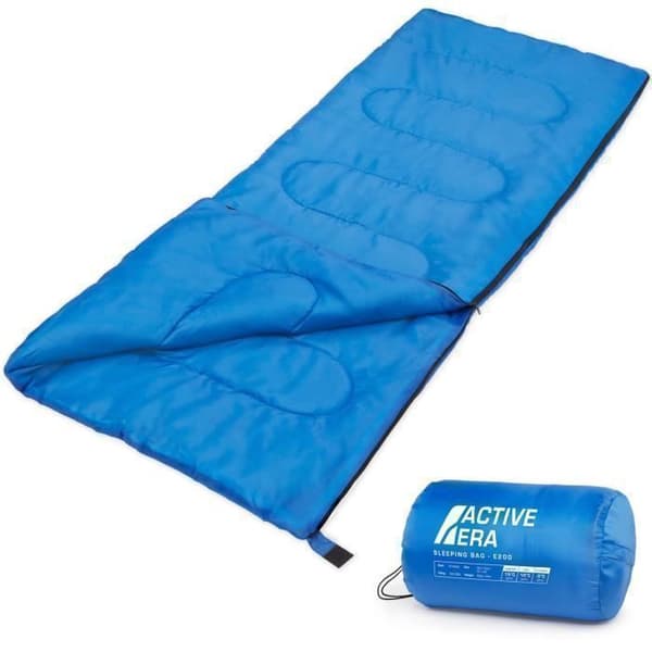 Rektangulär sovsäck - Active Era - Ultralätt - 190 x 75 cm - Hållbar polyester - Bekväm