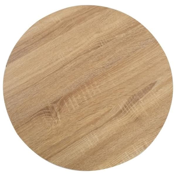 vidaXL Bistrobord Ljusbrunt 50 cm MDF