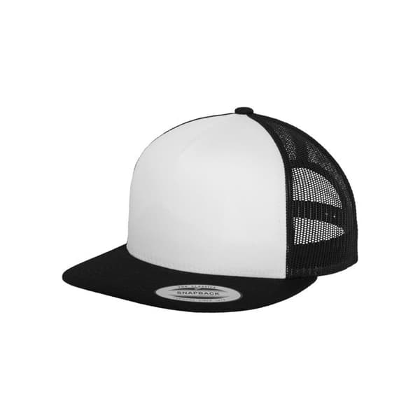 Truckerkeps 5-paneler - Flexfit - Brun/Vit - One Size - Casual - Vår/Sommar
