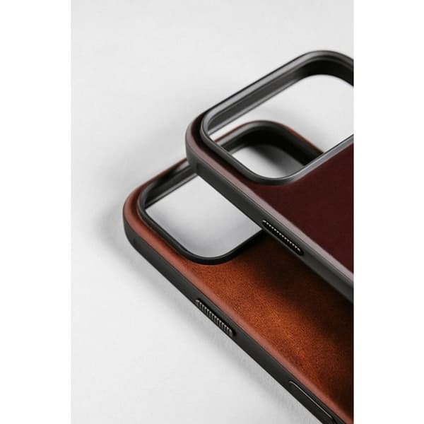 Läderfodral - NOMAD - Modern - iPhone 17 Pro Max - Bordeaux Horween - MagSafe skydd
