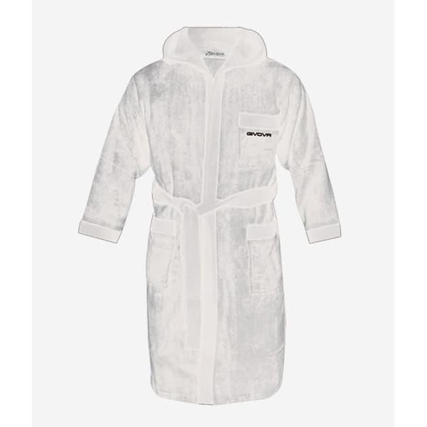 Givova Chenille Terry Morgonrock - vit - L