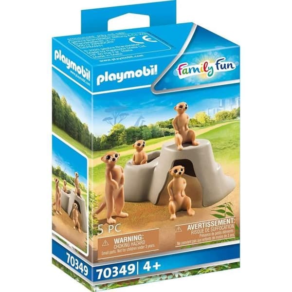 PLAYMOBIL - 70349 - Meerkats och rock