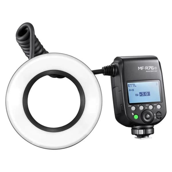 GODOX MF-R76C TTL makroringblixt för canon