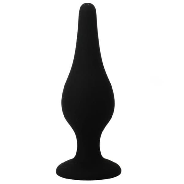 Analplugg - PRETTY LOVE - 14 cm - Silikon - Svart - Nedsänkbar