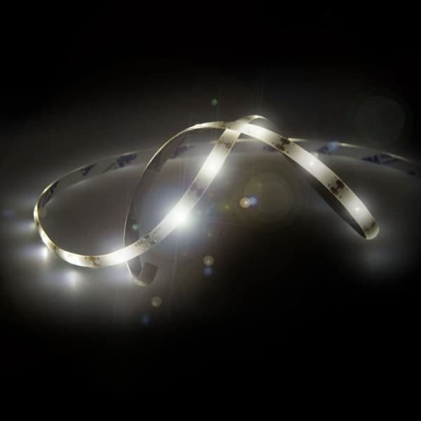 LED-ljusremsor - XANLITE - 1 meter - Neutralvitt - Batteri - Inomhus