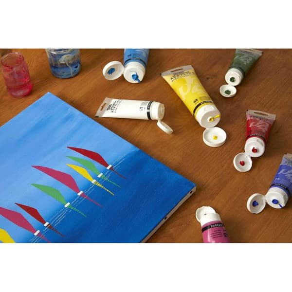 Acrylique - Pébéo - 169032 - Orange Kadmium Imitering - 250 ml - Satiné