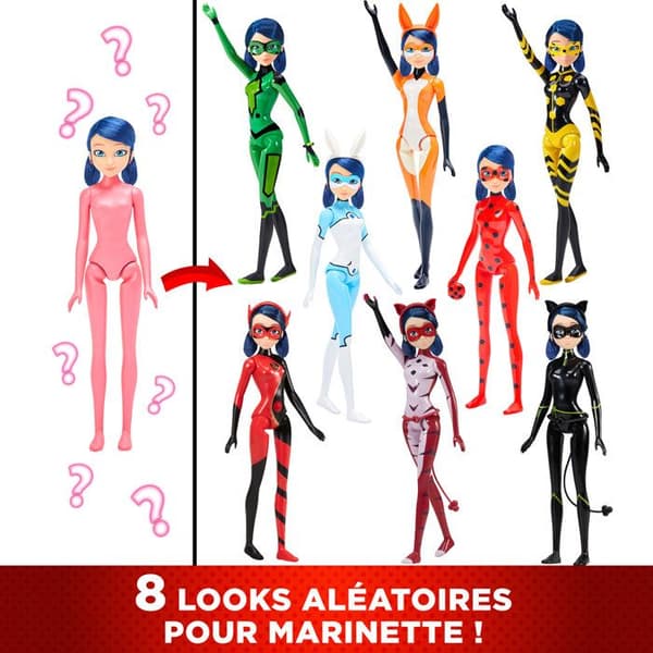 Miraculous Ladybug - Marinette Color Change Doll 26 cm - BANDAI