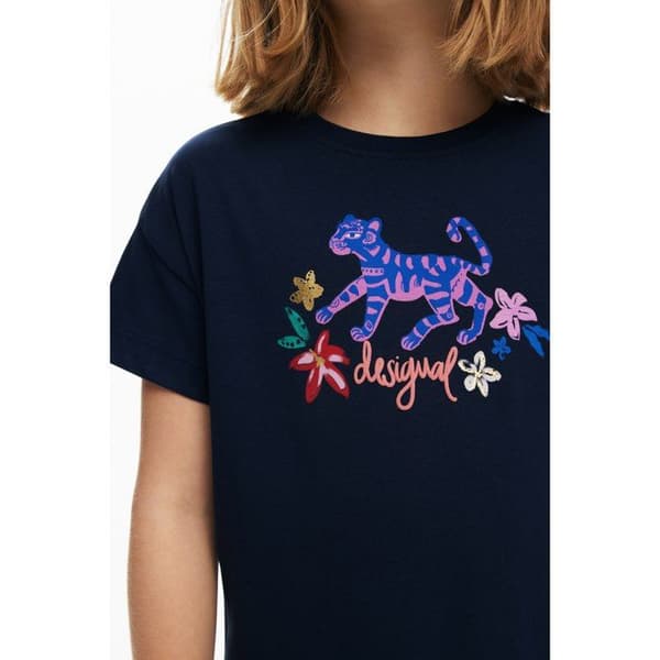 Flickt-shirtklänning Desigual Colors