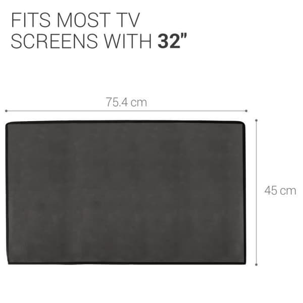 kwmobile Datorskärmsskydd kompatibel med 32" TV - mörkgrå