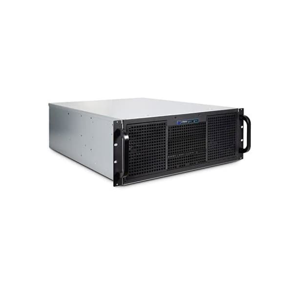 Serverchassi - INTER-TECH - 4U-40255 - Svart - 4U - 3 x 5,25 tum externa
