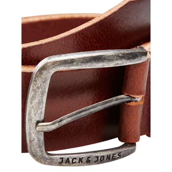 Jack and Jones läderbälte Mörkbrunt 12111286