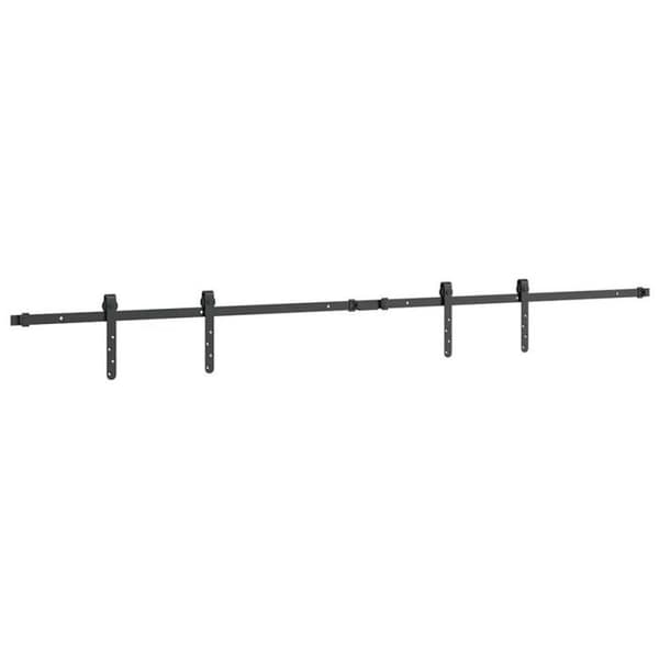 Kit för skjutdörrsram 200 cm kolstål