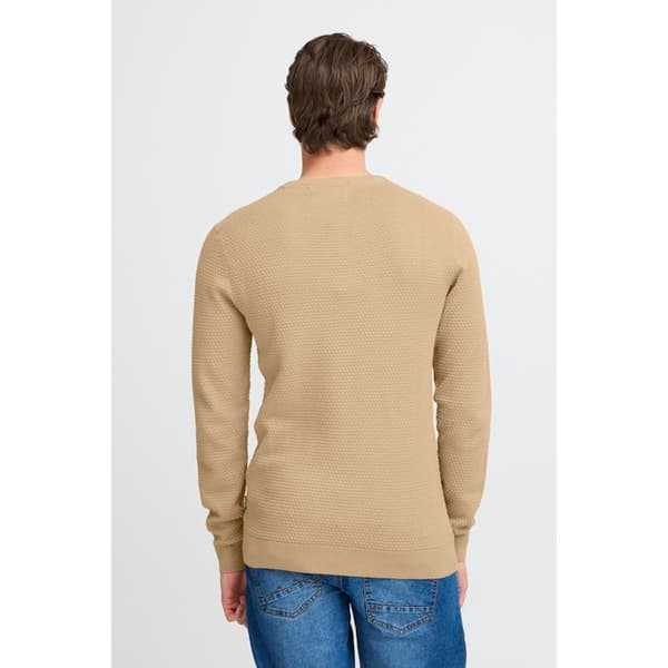 Pull col rond Blend Redhill - Beige - 3XL