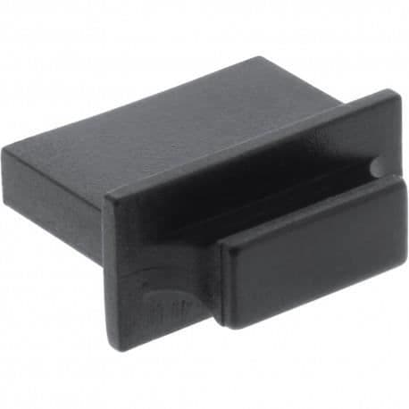 Pack med 10 skyddslock för HDMI hona - svart