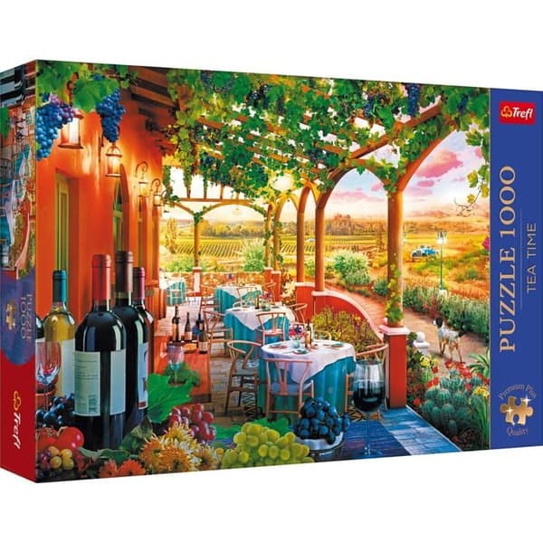 TREFL PREMIUM PLUS KVALITETSPUSSEL TEA TIME: VIGNOBLE ITALIEN-1000, SER