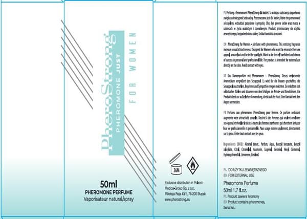 Pheromon PheroStrong för kvinnor - 50 ml