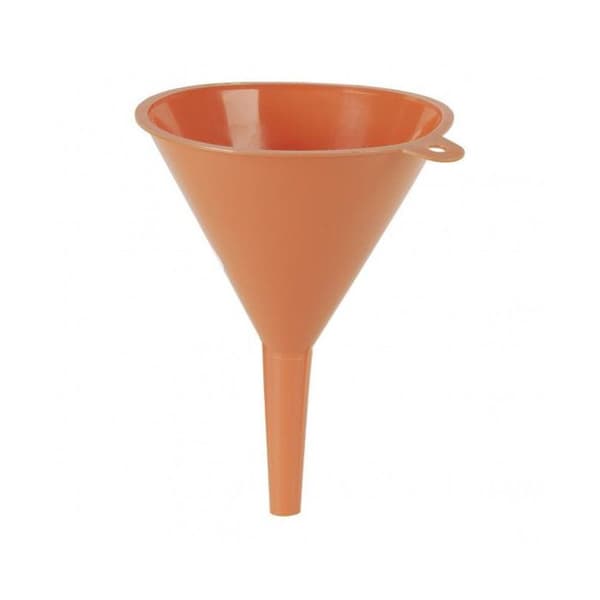 Orange plasttratt med rak pip (3,2 - 250...