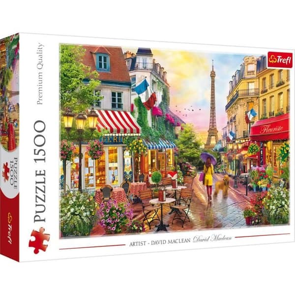 Trefl Pussel 1500 bitar «Paris charm» - 85 x 58 cm (målning)