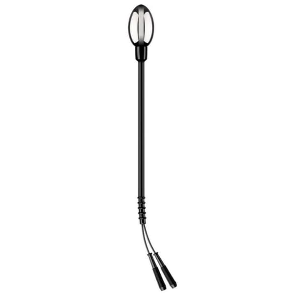 Probe Flexi Egg - ElectraStim - Komet - Svart - Silver - För erotisk stimulering