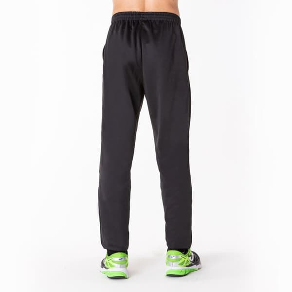 Joma Polyfleece Fotbollsbyxor för män - Svart - 100% Polyester Interlock