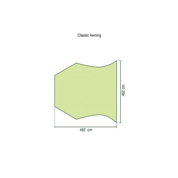 COLEMAN Classic Markis Vindruta - 180cm - Vit