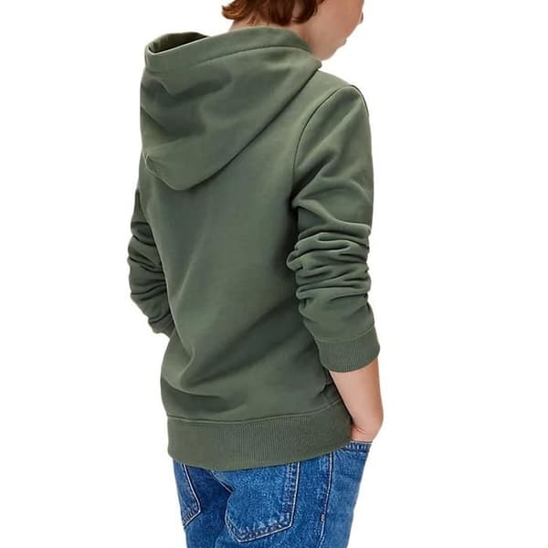 Sweatshirt Grön Kille Calvin Klein Jeans Liten Monogram