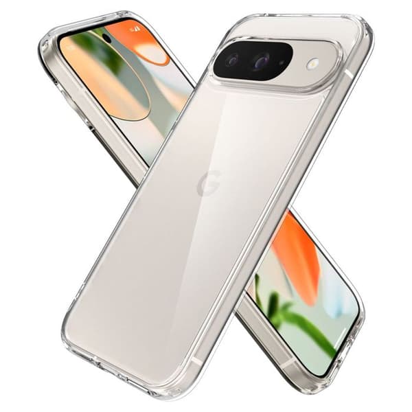 Telefonfodral - SPIGEN - Google Pixel 9/9 Pro - Ultra Hybrid - Transparent - Stötsäker