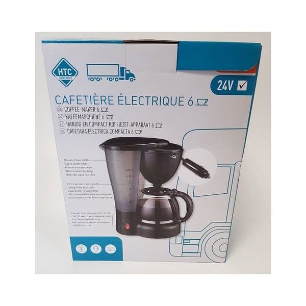 Kaffebryggare 24V - HTC UTRUSTNINGAR - 5/6 koppar - Effekt 250W