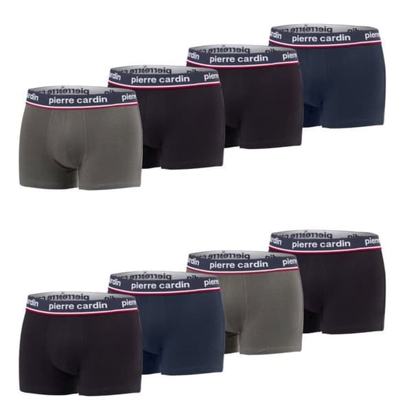 Pierrecardin Kalsong Herr - Svart (Förpackning av 8)