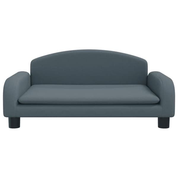 vidaXL Mörkgrå barnsoffa 70x45x30 cm tyg, mini soffa, mini soffa-stol, mini soffa för barn, soffa 3196359