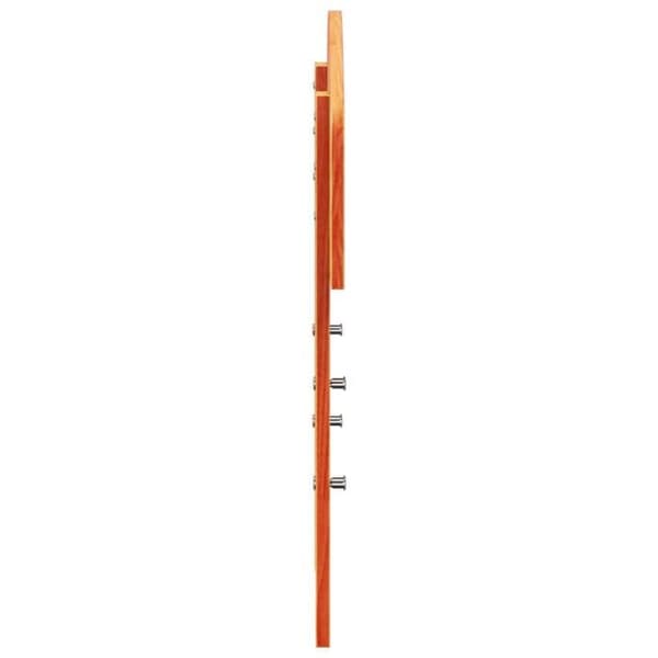 vidaXL Sänggavel, Sängpanel med Träram, Sängaccessoar, Möbel för Sovrum Hem, Brun Vax 842517