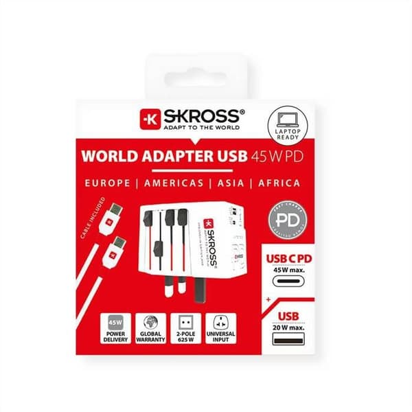 Skross 1302975 MUV AC45PD reseadapter