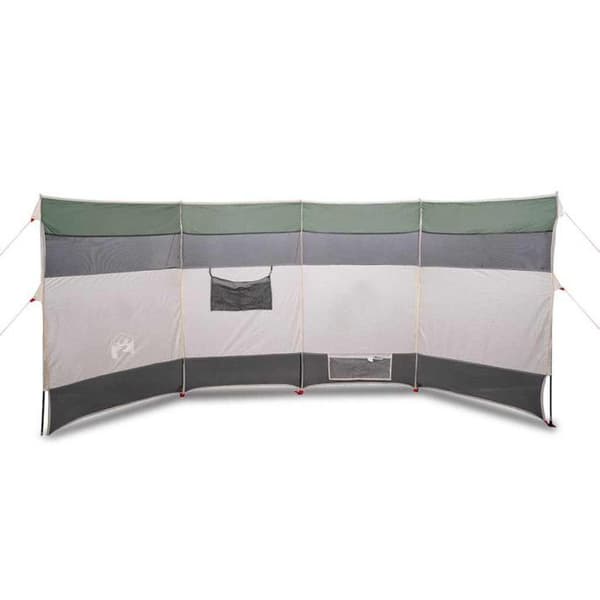 Grön campingvindskydd 366x152x152 cm vattentålig