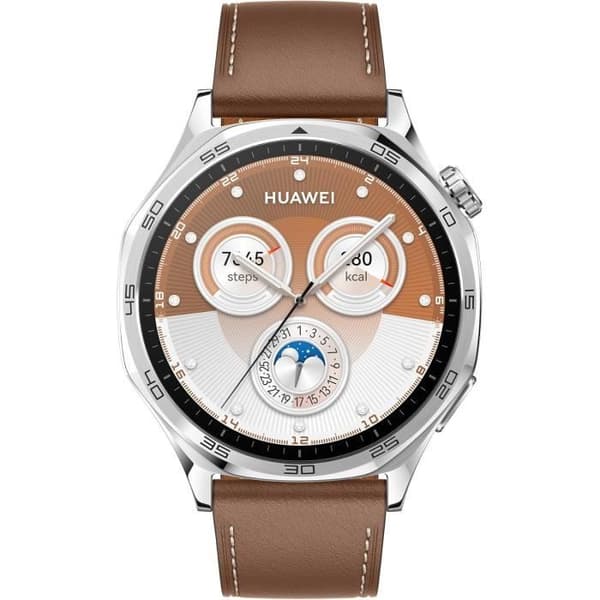 Smartwatch - HUAWEI - Watch GT 5 - 46mm - Brun - Ultra-resistent - Batteritid 14 dagar