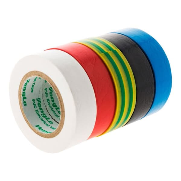 Set med 5 tejprullar 15mm x 10m - Zenitech