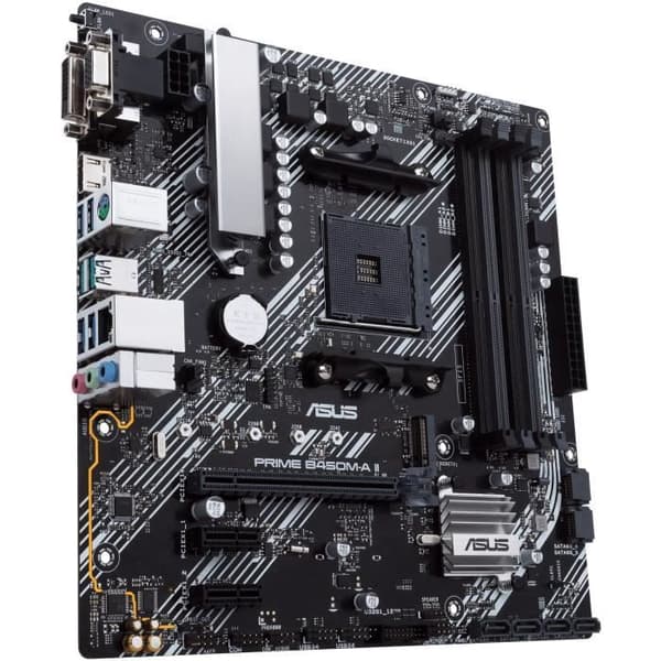 Moderkort - ASUS - Prime B450M-K II - AMD B450 - AM4 plats micro ATX