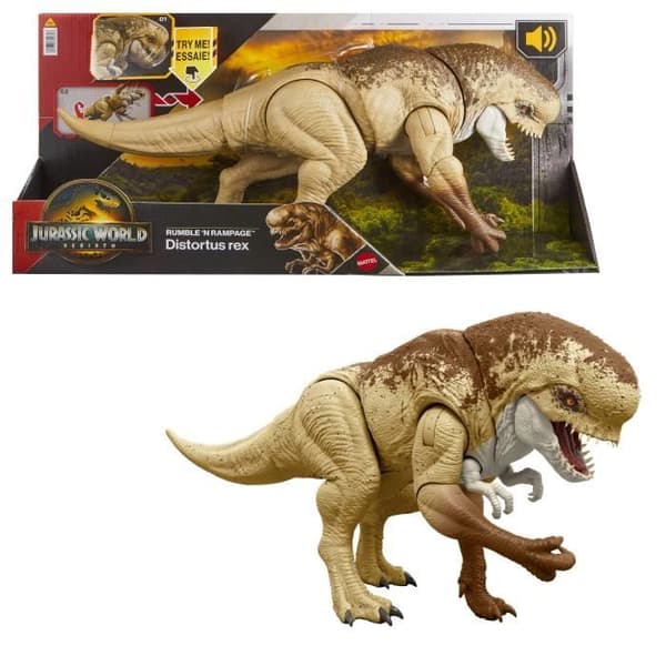 Jurassic World - Rörlig figur Distortus rex Ultimata strid - 56 cm - JGB58