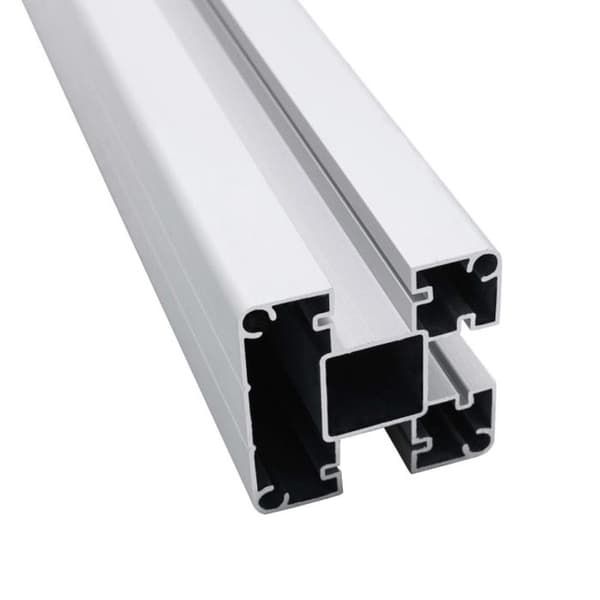 vidaXL Staketstolpar 2 st Aluminium 185 cm