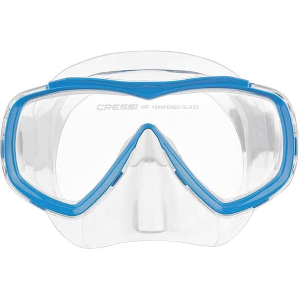 Snorklingskit - Cressi - Marea Vip Jr - Transparent/Blå - Barn