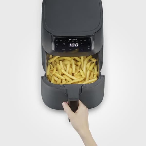 Fritös utan olja SEVERIN - Airfryer FR2461 - Kapacitet 4L - 8 program - 1300W