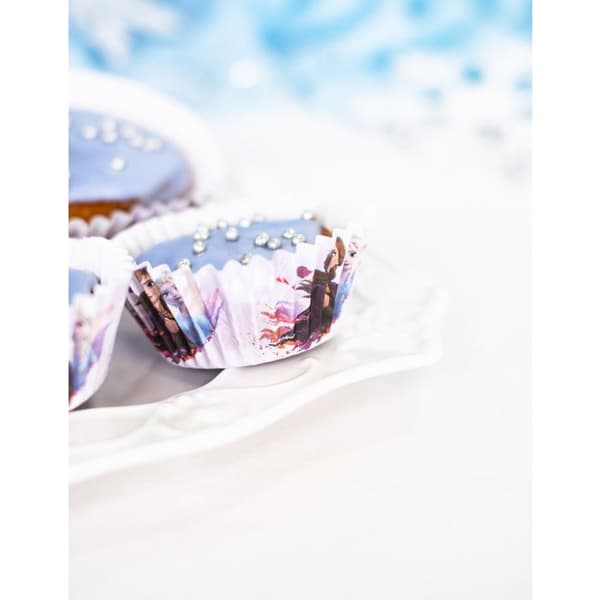 25 Pappersformar för cupcakes Frost 5 x 3 cm