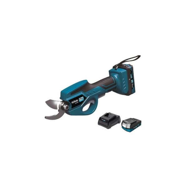 Trådlös sekatör 20V KOMA TOOLS - Batteri 2,0Ah - Laddare
