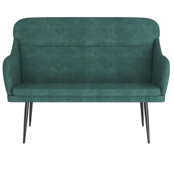 351447 vidaXL Mörkgrå Soffa 110x76x80 cm Sammet