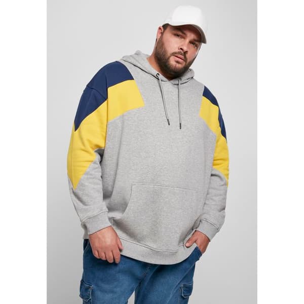 Huvtröja - Urban Classics - 3-toner - Oversize - Stora storlekar - Unisex