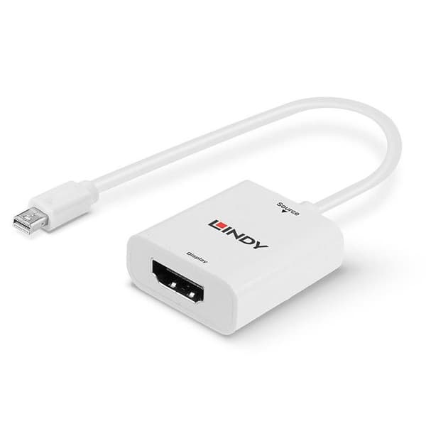 Videoadapter - Lindy - Mini-DisplayPort till HDMI - 4K 60Hz - HDCP - Svart